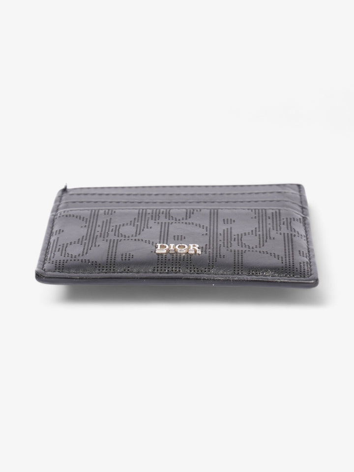 Christian Dior Oblique Galaxy  Holder Black Leather