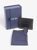 Christian Dior Oblique Galaxy  Holder Black Leather