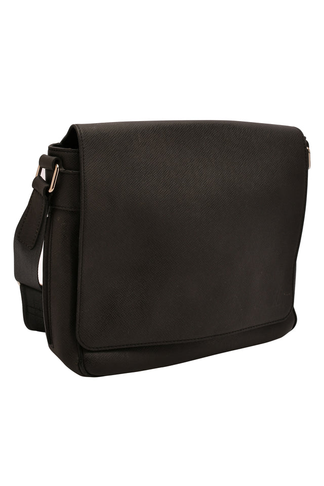 Louis Vuitton Steel Grey Taiga Leather Roman MM Bag