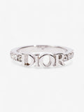 Christian Dior Dio(r)evolution Ring Silver / Crystal Base Metal Medium (Circumference - 53mm)