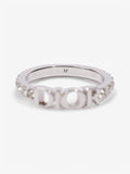 Christian Dior Dio(r)evolution Ring Silver / Crystal Base Metal Medium (Circumference - 53mm)