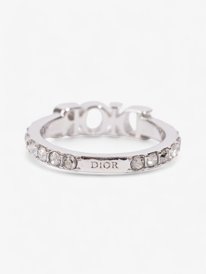 Christian Dior Dio(r)evolution Ring Silver / Crystal Base Metal Medium (Circumference - 53mm)