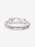 Christian Dior Dio(r)evolution Ring Silver / Crystal Base Metal Medium (Circumference - 53mm)
