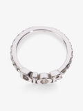 Christian Dior Dio(r)evolution Ring Silver / Crystal Base Metal Medium (Circumference - 53mm)