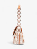 Christian Dior Romantic Shoulder Bag Beige / Pink Canvas