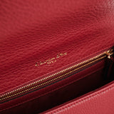 Christian Dior Small Diorama Burgundy Crossbody Bag