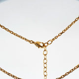 Christian Dior Multicolour Rhinestone Logo Necklace Costume Jewellery