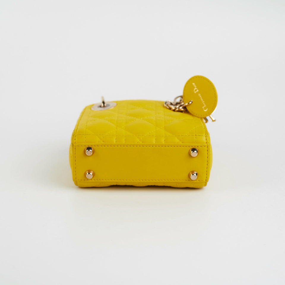 Deal of the Week- Dior Lady Dior Micro Yellow