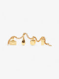 Christian Dior Perfume Bottle Charm Bracelet Gold Base Metal
