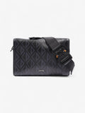 Christian Dior Lingot CD Diamond Bag Black / Navy Blue Canvas