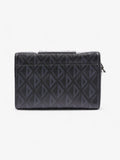 Christian Dior Lingot CD Diamond Bag Black / Navy Blue Canvas