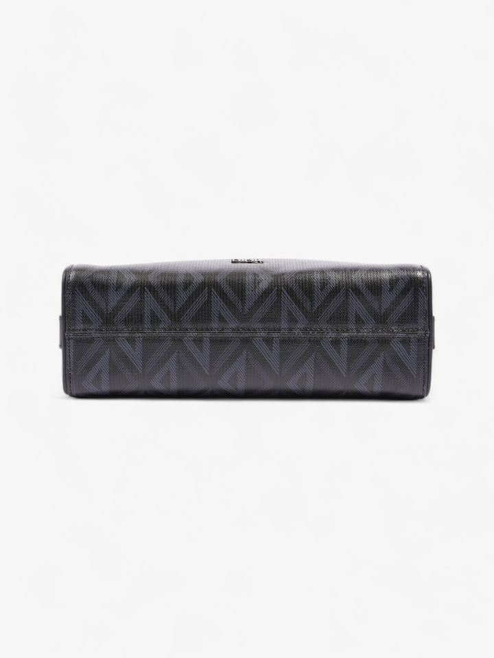 Christian Dior Lingot CD Diamond Bag Black / Navy Blue Canvas