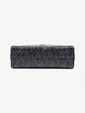 Christian Dior Lingot CD Diamond Bag Black / Navy Blue Canvas