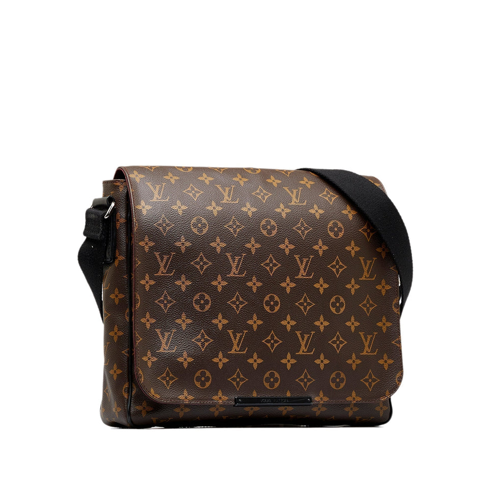 Louis Vuitton Monogram Macassar District MM Crossbody Bag