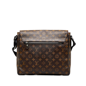 Louis Vuitton Monogram Macassar District MM Crossbody Bag