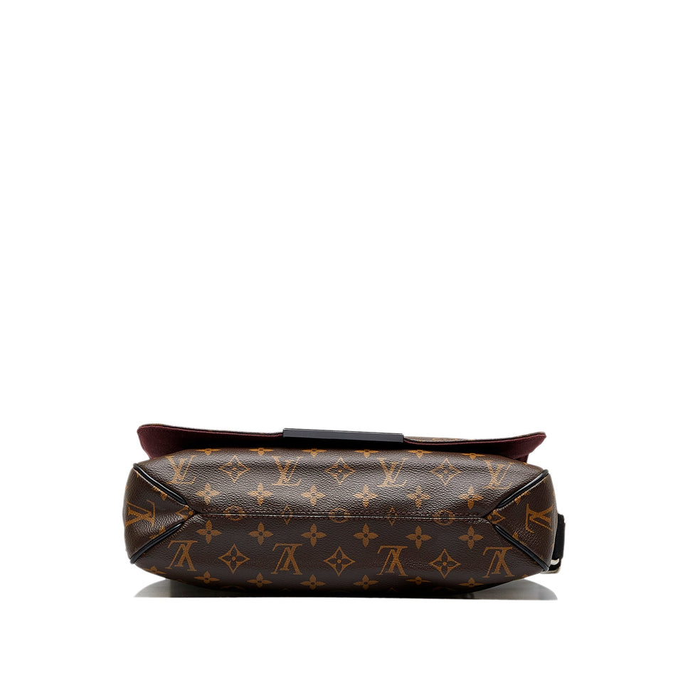 Louis Vuitton Monogram Macassar District MM Crossbody Bag
