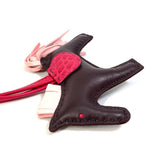 Hermes Bag charm Anyo Miro Brown Rodeo PM Women
