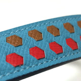 Hermes Shoulder strap Epsom blue bandouliere Women