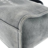 Chanel Deauville Medium Canvas Shopping Tote Bag