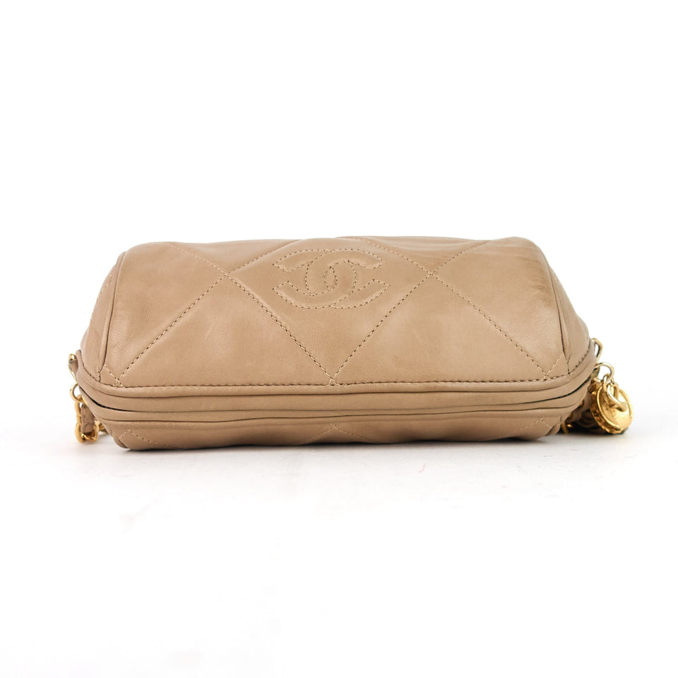 Chanel CC Tassel Lambskin Crossbody Bag