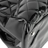 Chanel Just Mademoiselle Large Patent Leather Bag