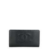 Chanel Timeless CC Bifold Caviar Leather Wallet