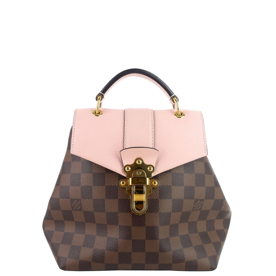 Louis Vuitton Clapton Damier Ebene Canvas Backpack Bag