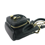 Chanel Mini CC Bucket Pocket Caviar Leather Bag