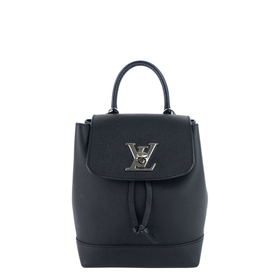 Louis Vuitton LockMe Mini Calfskin Leather Backpack Bag