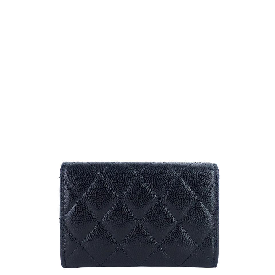 Chanel 23P XL Caviar Leather  Holder