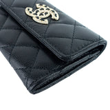 Chanel 23P XL Caviar Leather  Holder