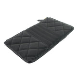 Chanel Quilted Caviar Leather Classic Flat Wallet
