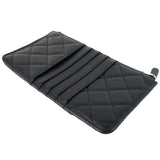 Chanel Quilted Caviar Leather Classic Flat Wallet