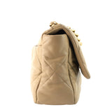 Chanel 19 Large Quilted Lambskin Leather Flap Bag