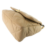 Chanel 19 Large Quilted Lambskin Leather Flap Bag