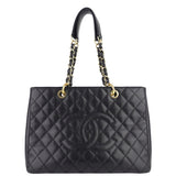 Chanel Grand Shopping Tote GST Caviar Leather Bag