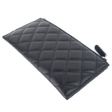 Chanel Classic Long Zip Lambskin Leather Wallet