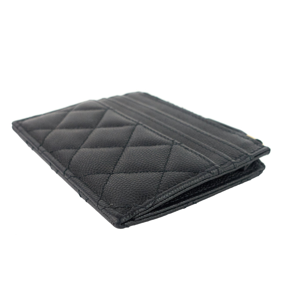 Chanel Classic Zip Caviar Leather holder