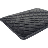 Chanel O Case Large Caviar Leather Clutch Bag