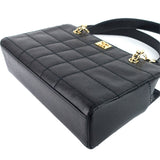 Chanel Chocolate Bar Caviar Leather Shoulder Bag