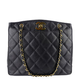 Chanel CC Turnlock Caviar Leather Bag