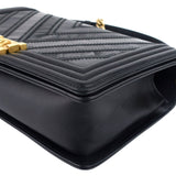 Chanel Boy Chevron Mixed Leather New Medium Bag