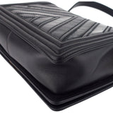 Chanel Boy Chevron Mixed Leather New Medium Bag