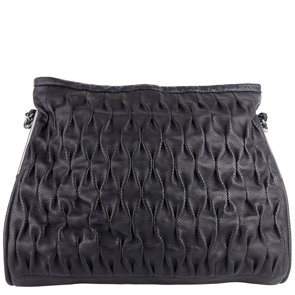 Chanel Perforated Ultimate Soft Leather Hobo Bag