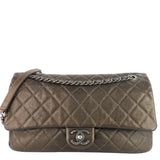 Chanel Easy Flap Jumbo Caviar Leather Shoulder Bag