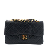 Chanel Classic Double Flap Small Lambskin Leather Bag