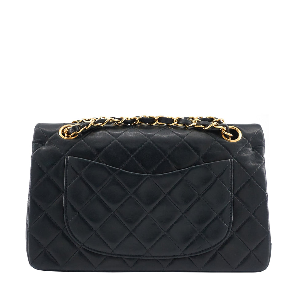 Chanel Classic Double Flap Small Lambskin Leather Bag