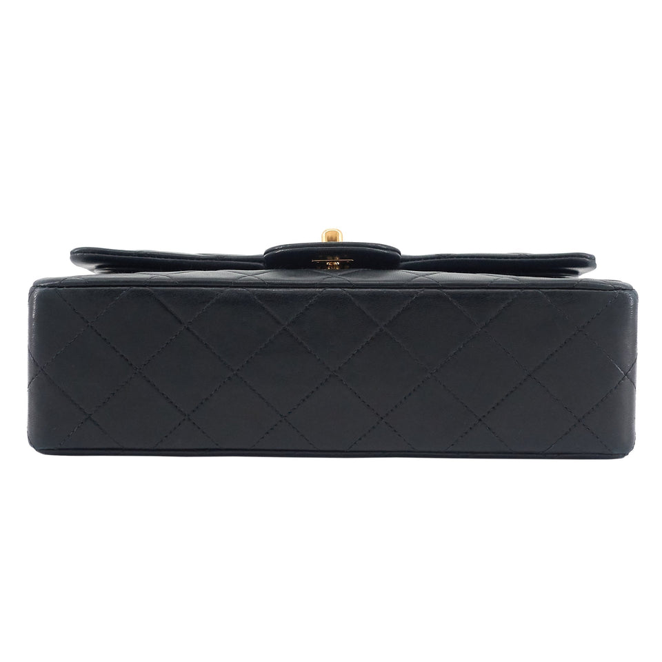 Chanel Classic Double Flap Small Lambskin Leather Bag