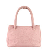 Chanel Triple CC Timeless Small Caviar Leather Tote Bag