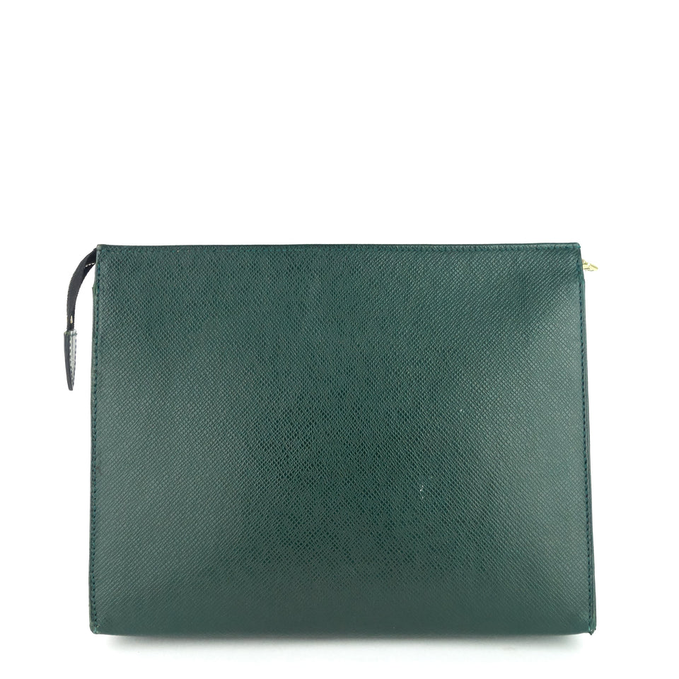 Louis Vuitton Toiletry 26 Epicea Taiga Leather Pouch Clutch